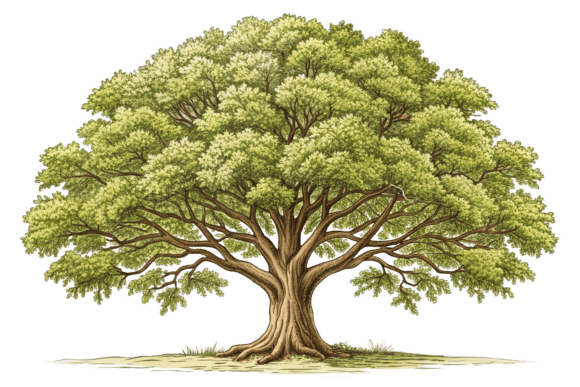 Download Oak Tree with Leaves PNG Mega Bundle - Leaves Collection