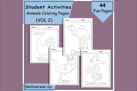 Download Printable Animal Coloring Sheets for Kid - Premium Resources