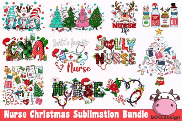 Download Nurse Christmas Bundle PNG - Christmas bundle png Collection