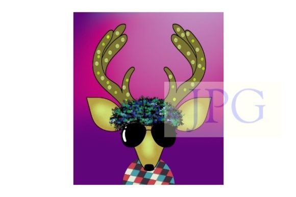 Download Animal Wall Art Whimsical Deer Printable - Animal wall art Collection