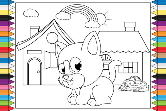 Download Coloring Cute Cat Animal Cartoon for Kid - Premium Bundle