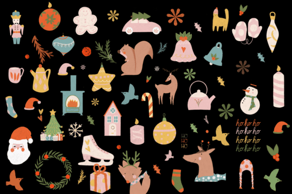 Download Big Christmas Bundle PNG, Clipart, Cards - Christmas bundle png Collection